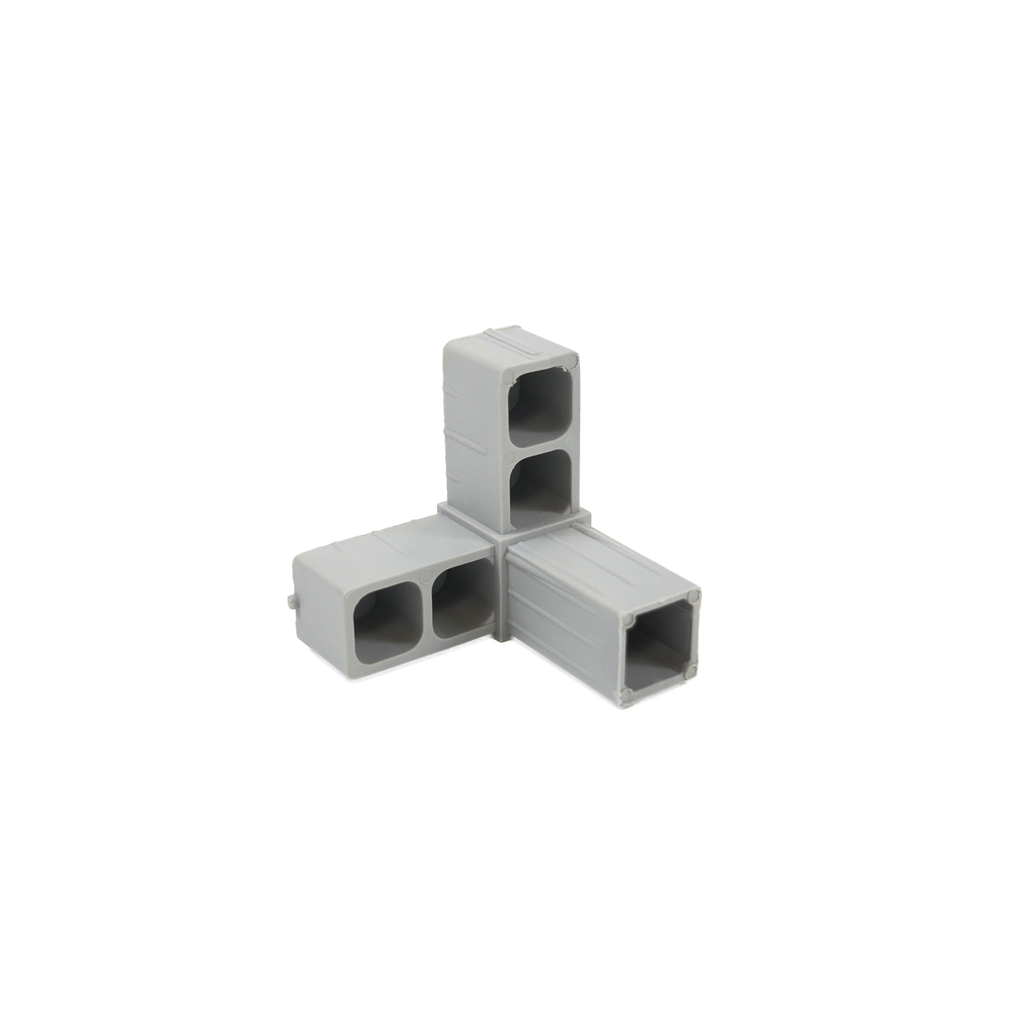 Plug connector made of robust plastic for square tubes | HAMCO ...